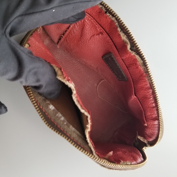 Louis Vuitton Vintage Makeup pouch Damier ebene print - Picture 3 of 16